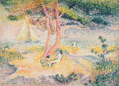 Der Strand von St. Clair von Henri Edmond Cross